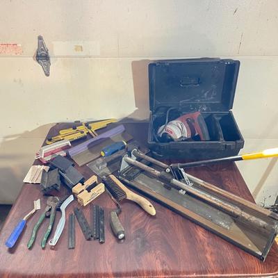 MK Diamond and Nattco Tile Cutters w/ More Tools (B1-SS)