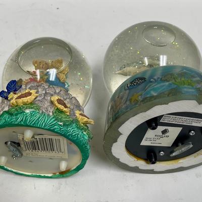 LOT OF (6) Snow Globes Collectibles - Disney, Bears, Birthday, etc