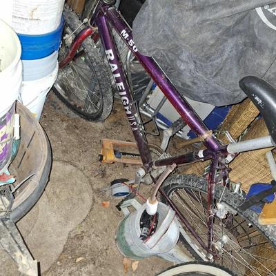 Raleigh Purple Bike