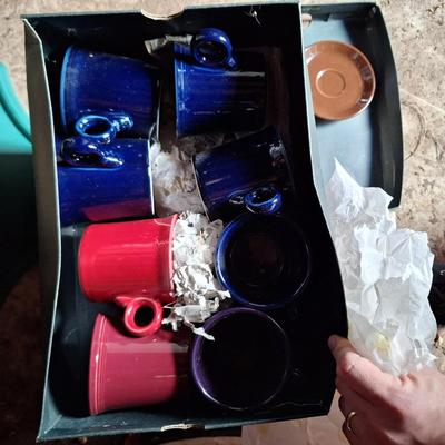 2 boxes of Fiestaware