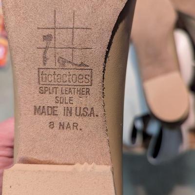 Tic Tac Toes Split Leather Sole Made In USA Various Sizes