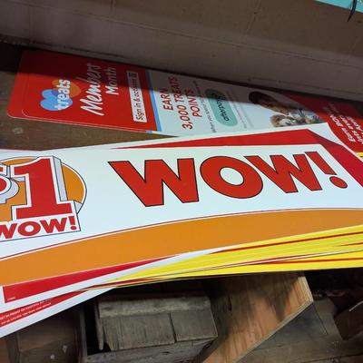 Low Price Display Signs