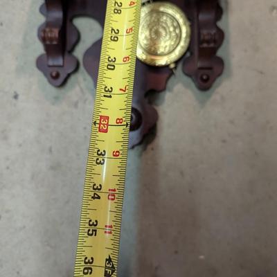 Carved Wood Horse Wall Clock