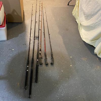Variety of Fishing Poles (B2-BM)