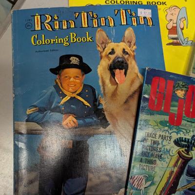 Vintage Coloring Books Huckleberry Hound GI Joe The Jetson Woody