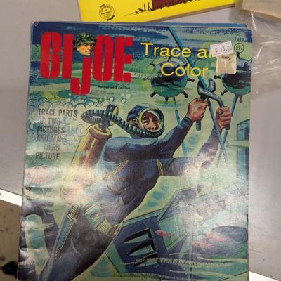 Vintage Coloring Books Huckleberry Hound GI Joe The Jetson Woody