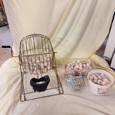 Metal Bingo Cage with Accessories (B3-DZ)