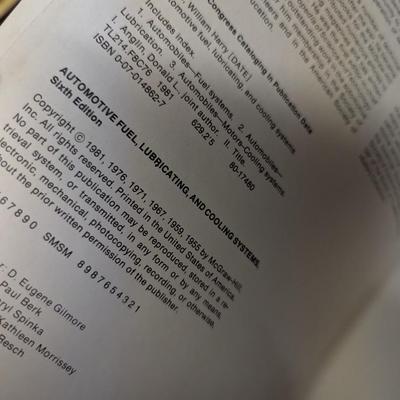 Used Automotive Text Book Manuals