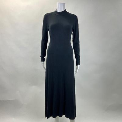 314 WHIMSY & ROW Black Long Sleeve Dress Size LG