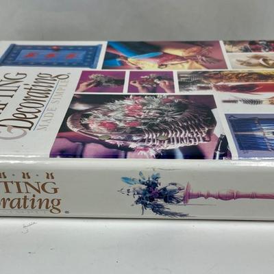 Large Hardback Book/Binder with CRAFT & DECORATING MADE SIMPLE craft ideas and instructions