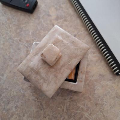 Marble trinket box