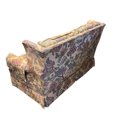 Floral Upholstered Loveseat w/ Accessories (B1-DZ)