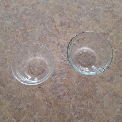 2 Pyrex Custard Dishes