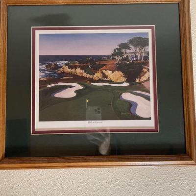 Cypress & Sawgrass golf framed pics