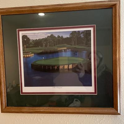 Cypress & Sawgrass golf framed pics