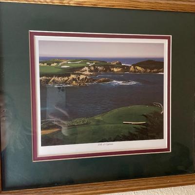 Cypress & Sawgrass golf framed pics