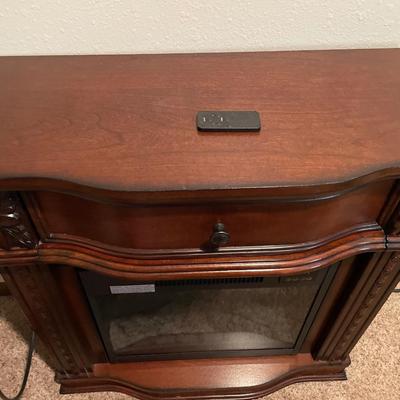 Wood electric heater