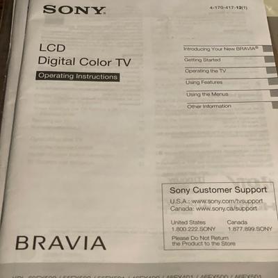 44” Sony Bravia TV & stand