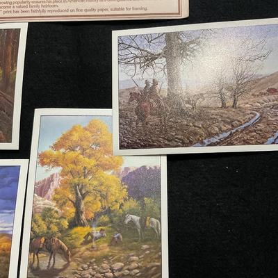 Lithographs of the old west