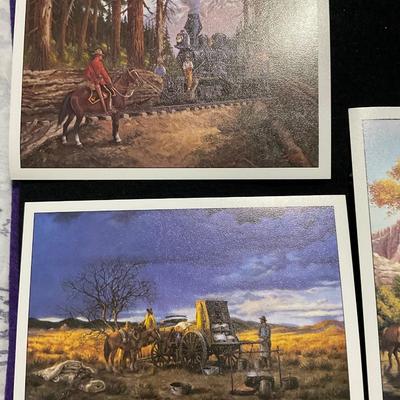 Lithographs of the old west