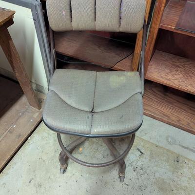 Rolling Antique Telephone Chair