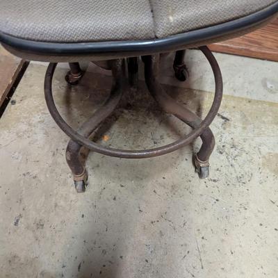 Rolling Antique Telephone Chair