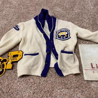 Vintage Pembina school sweater