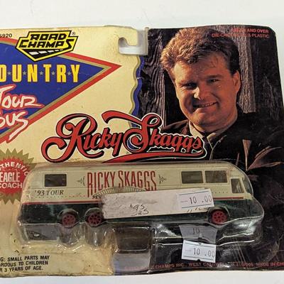 Road Champs Ricky Skaggs Country Tour Bus 6" New In Package