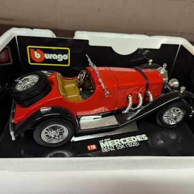1928 Mercedes Benz SSK Red 1:18 Scale By Bburago