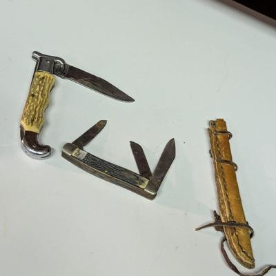 Imperial & Vanadium Stainless Steel Japan Pocket Knife & Sheath