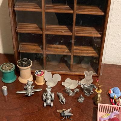 Minis and display case