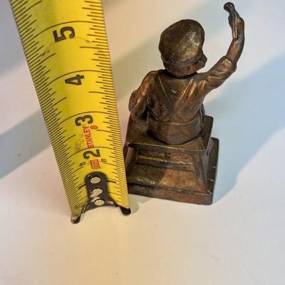 Vintage O Cedar Polish Vintage Dutch Boy Metal Painter Figure American White Cross Adhesive Ungar Element