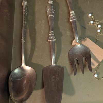 Vintage Brass Thailand 3 Piece Set Hull Stainless