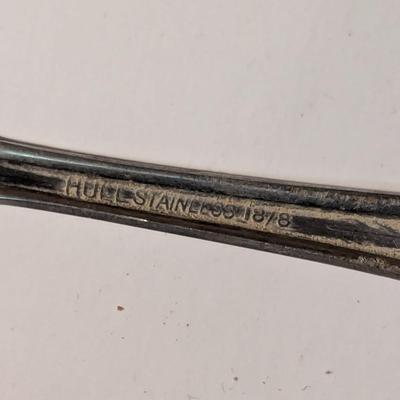Vintage Brass Thailand 3 Piece Set Hull Stainless