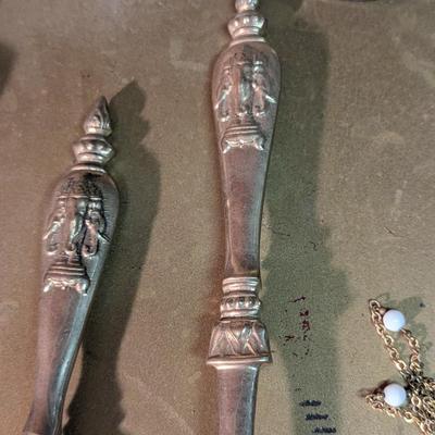 Vintage Brass Thailand 3 Piece Set Hull Stainless
