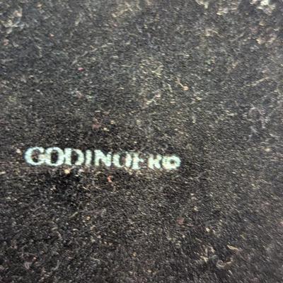 Vintage Godinger Silver Plated Lined Mirror Jewelry Box