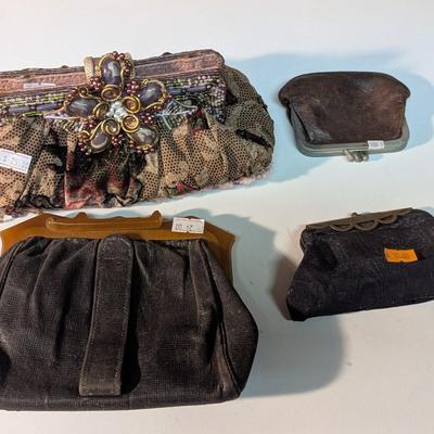 Mary Frances Purse & Vintage Coin Purses