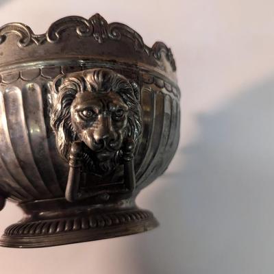 Vintage 1950's Corbell & Co. English Georgian Style Silver Plate Monteith Bowl