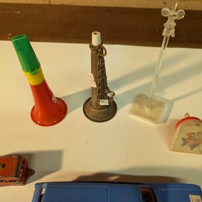 Antique Processed Plastic Aurora Car Collectibles Clown Night Light