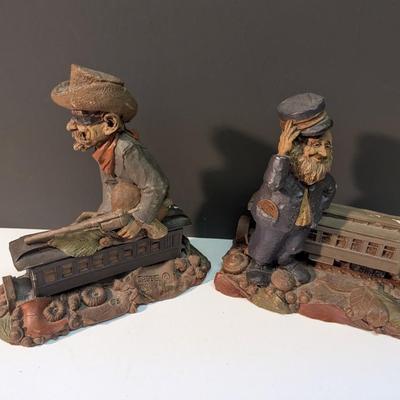Tom Clark Jesse Train Robber Western & Pullman Resin Figures