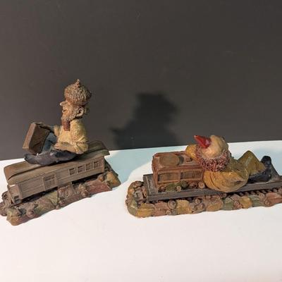 Tom Clark P.S. Mail Train & Clown Train Resin Figures