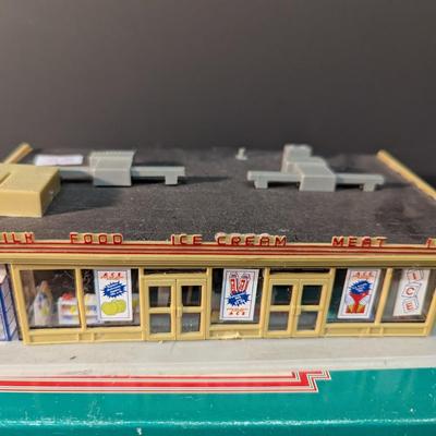 Vintage Buildings Texaco Town Filling Station & Press Metal Building