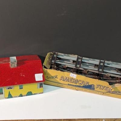 Skyline Train Building & 3/16" Scale Tracks
