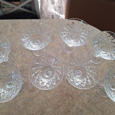 8 sorbet glasses