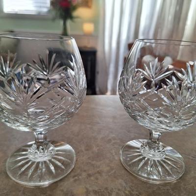 2 crystal snifters