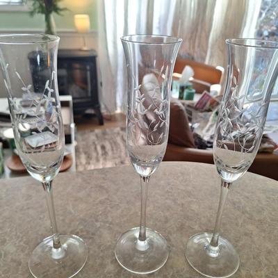 3 etched flutes