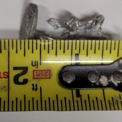 Vintage Miniature Pewter Alien Warrior Figures TM Fox