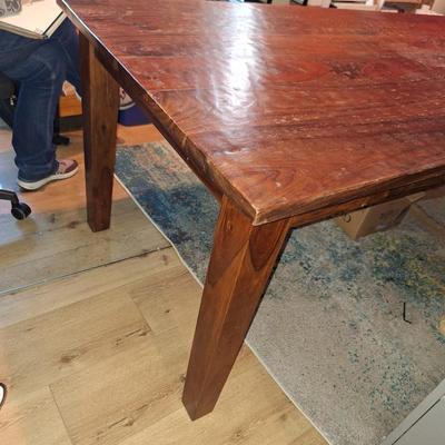 Sale Photo Thumbnail #344: 7' Solid wood conference table