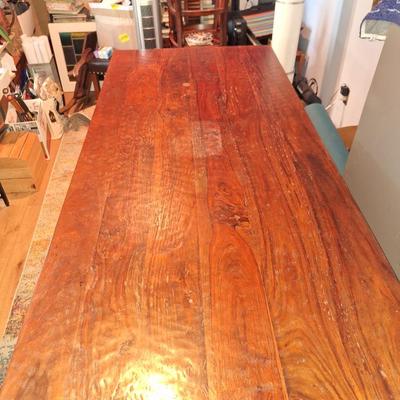 7' Solid wood conference table
