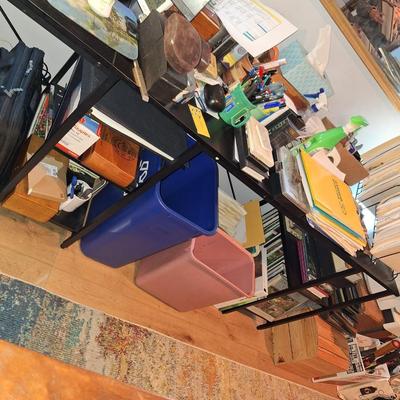 Desk w/ 2 under storage bins